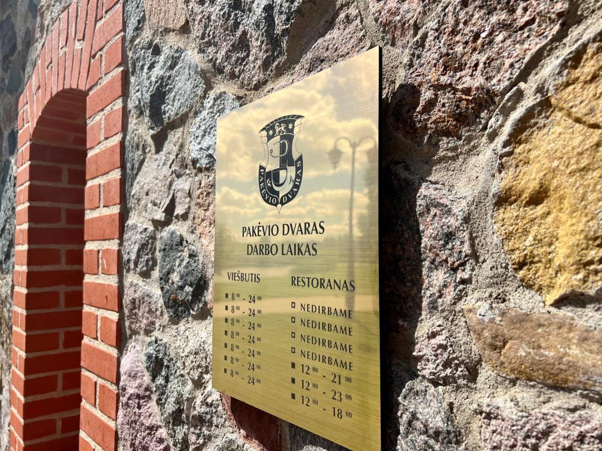 Pakevio Dvaras - Pakevis Manor Kelme Buitenkant foto